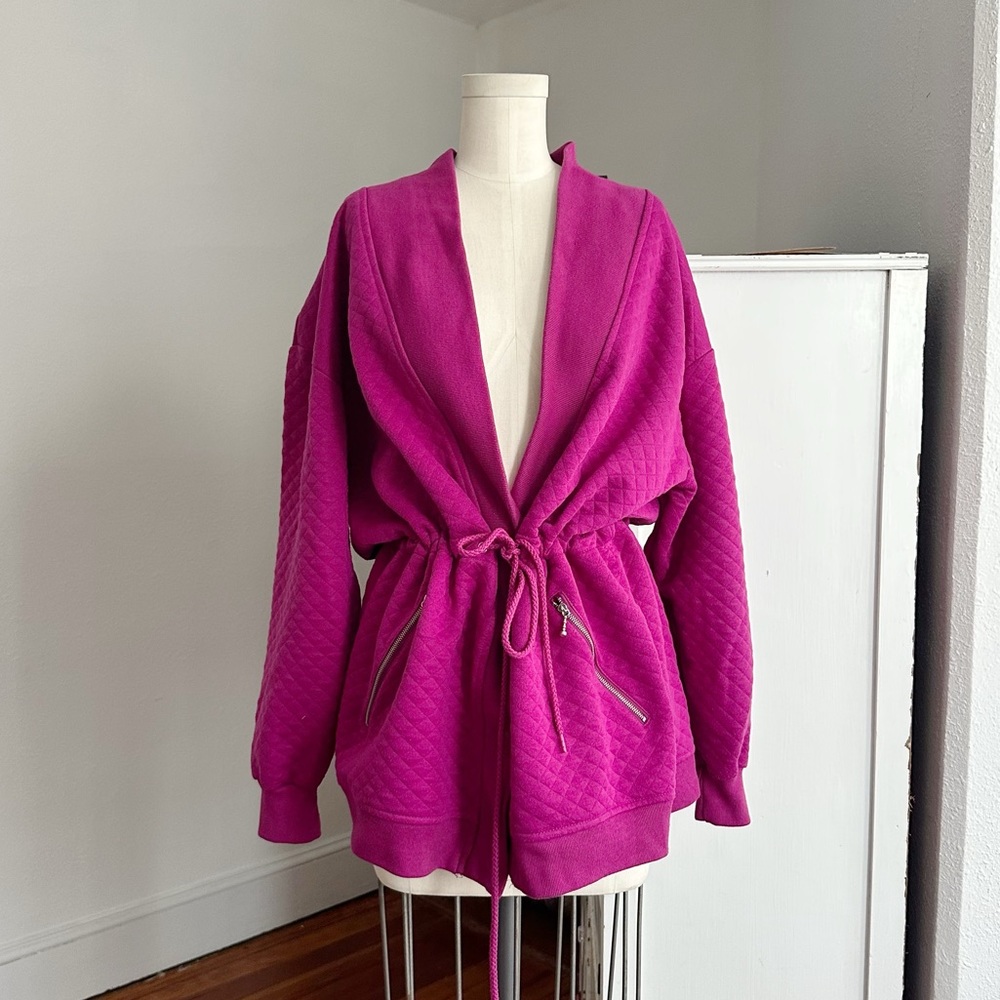 Vintage 1990s Simple Addition Drawstring Waist Qu… - image 1